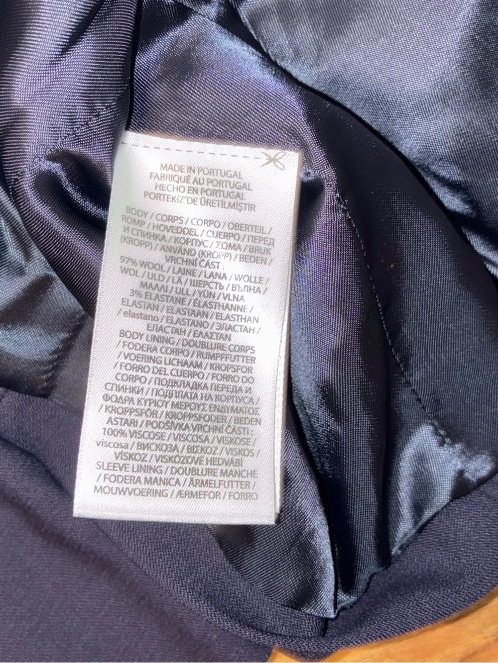 Polo Ralph Lauren Navy Double-Breasted Wool Serge Blazer - Picture 13 of 13
